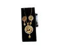 Circular shape peacock theme mangalsutra