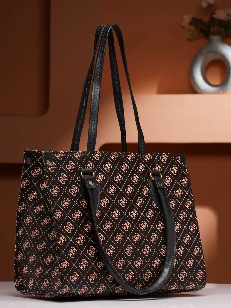 👜 Signature Monogram Print Tote Bag
